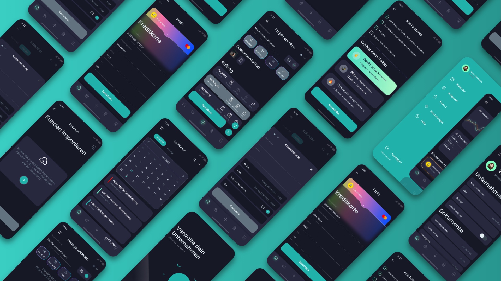 USELY Buchhaltungssoftware UI Design Projekt